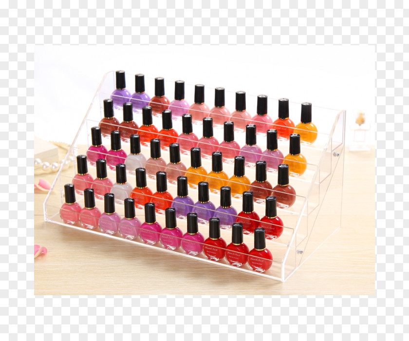 Sweet Shops Display Rack Nail Polish Cosmetics Artificial Nails Make-up Artist PNG