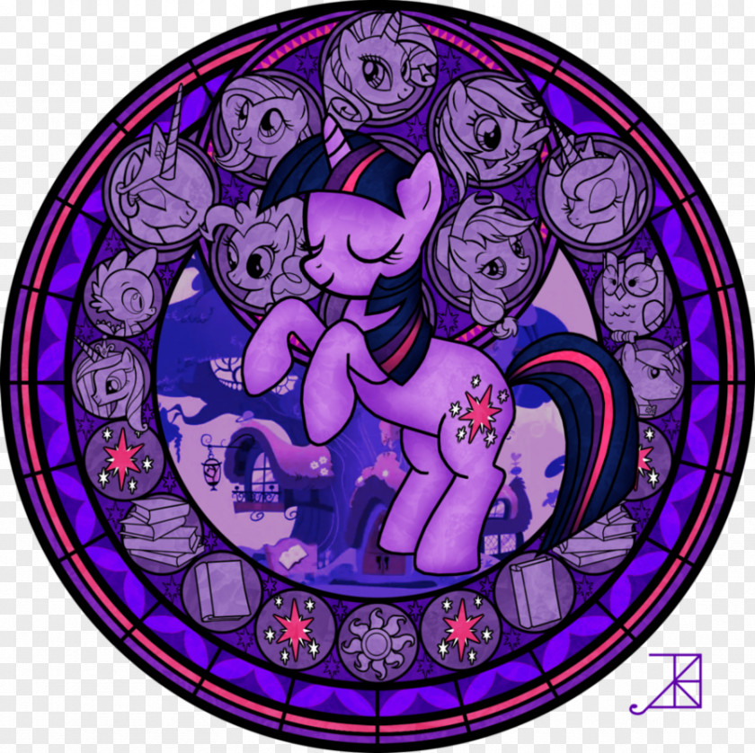 Twilight Sparkle Equestria Girls Rainbow Rocks Col Stained Glass Window PNG