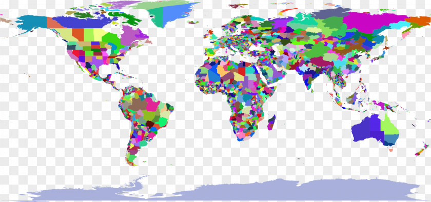 World Map Globe Lambert Cylindrical Equal-area Projection PNG