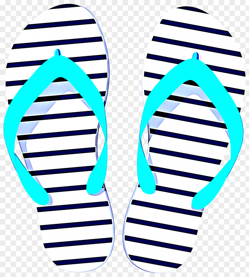 Electric Blue Flipflops Aqua Footwear Turquoise Teal PNG