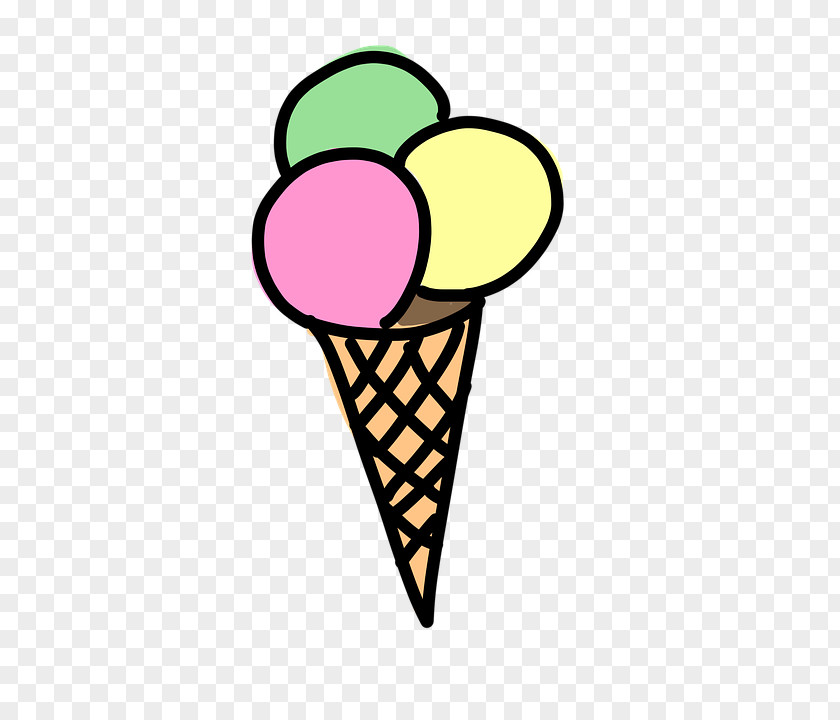 Ice Cream Cartoon Cones Strawberry Clip Art PNG
