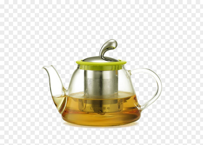 Pure Hand-blown Heat-resistant Glass Teapot Can Fire Heated Grass Kettle PNG