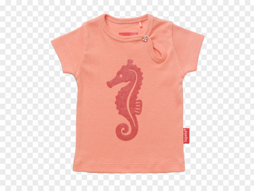T-shirt Sleeve Neck Pink M Animal PNG