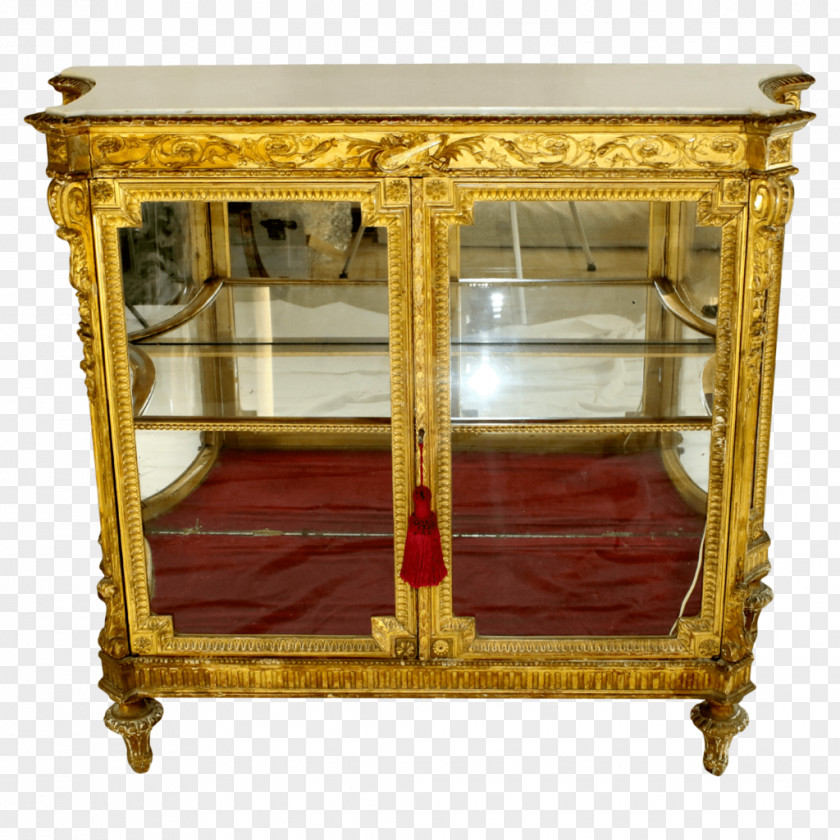 Antiqueshop Antique Shop Shopping Display Case Lowboy PNG