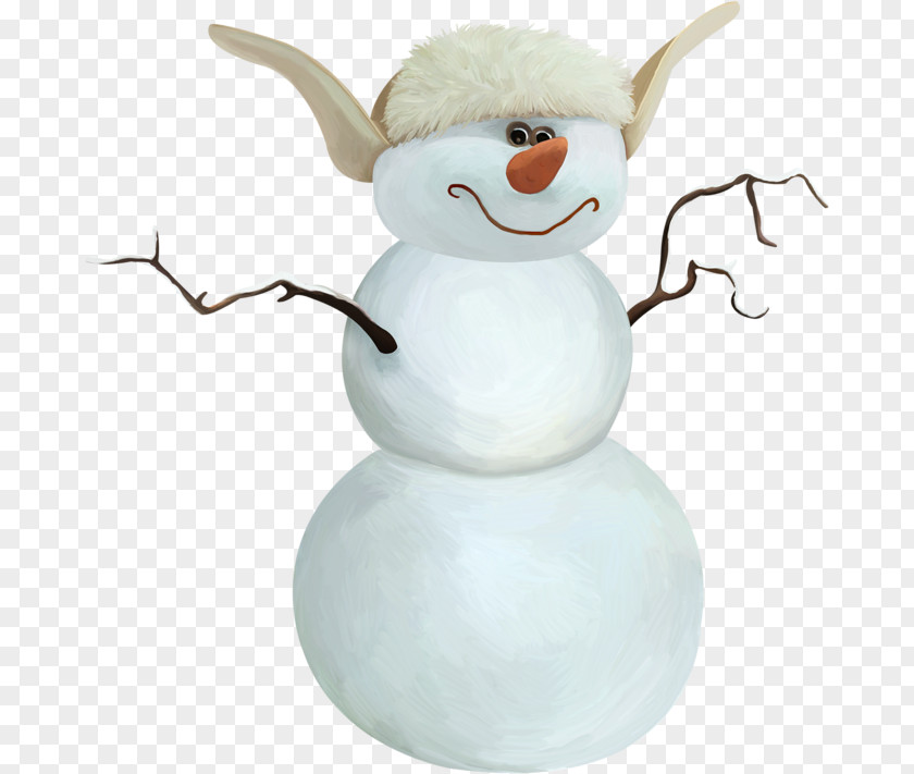 Cartoon Snowman Christmas PNG