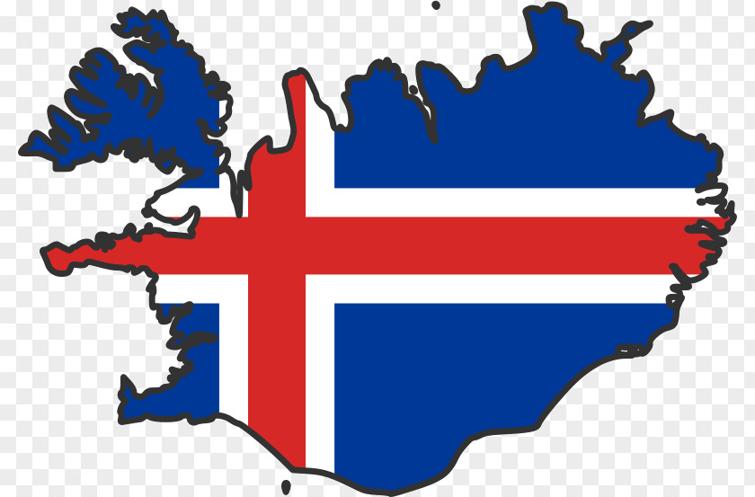 Flag Of Iceland T-shirt PNG