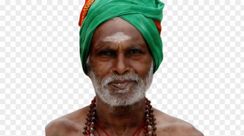 Guru Elder Turban Face People Dastar Head PNG