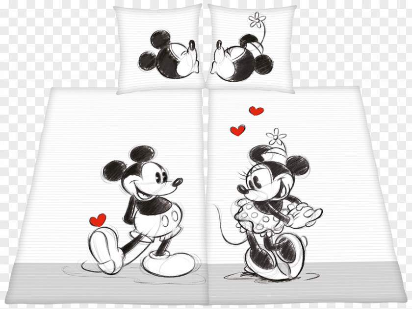 Minnie Mouse Mickey Duvet Covers Bed Sheets Bedding PNG