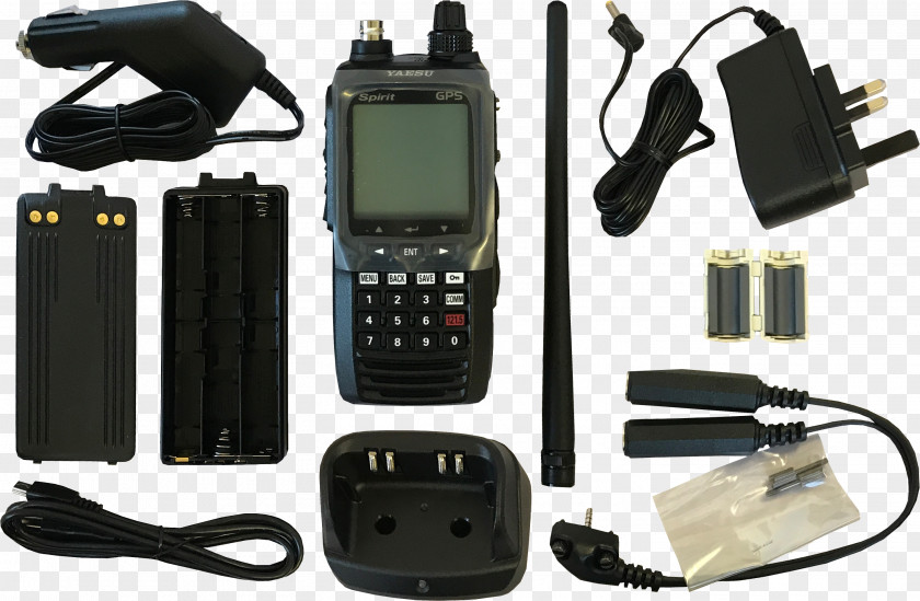 Radio Yaesu FTA-450L Li-Ion Handheld VHF Transceiver Battery Charger Avionics FTA750L / GPS PNG