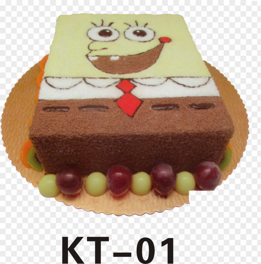SpongeBob Cake Chocolate Torte Sponge PNG