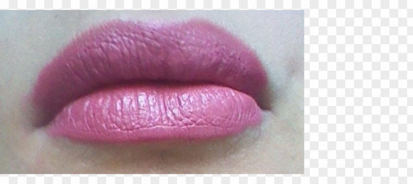 Lipstick Swatch Lip Gloss Magenta Close-up PNG