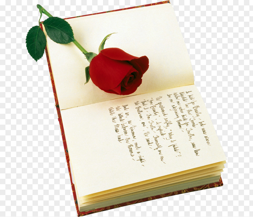 Roses And Books A Red, Red Rose Valentine's Day Poetry Saint George's PNG