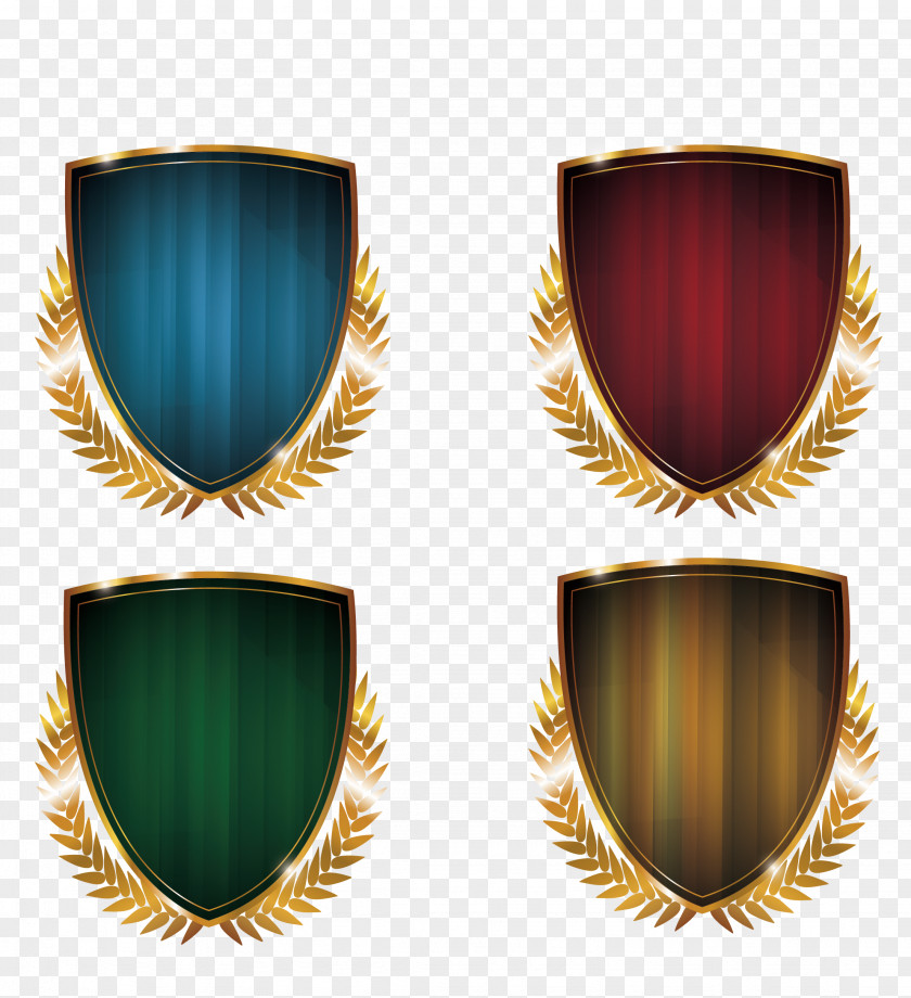 Shields Delicate Colors Color PNG