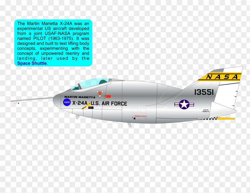Space Shuttle Martin Marietta X-24 Airplane Clip Art PNG
