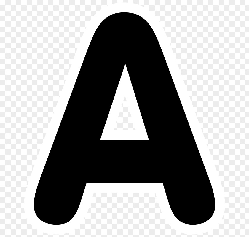 A Letter Paper Font PNG