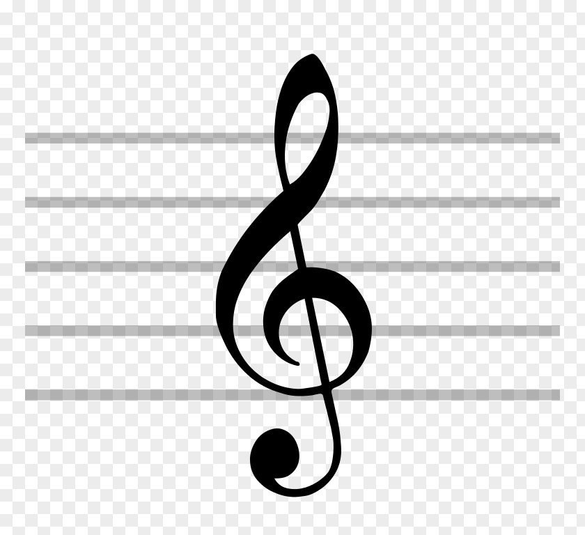 Musical Note Clef Treble Staff Notation PNG