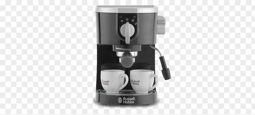 Russell Hobbs Expresso Coffee Machine PNG Machine, gray and black coffeemaker clipart PNG