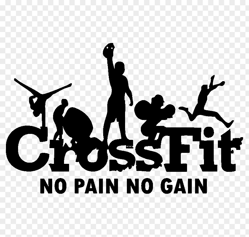 CrossFit Fitness Centre Wall Decal Exercise Wallpaper PNG