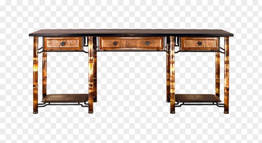 Buffet Table Desk Product Design Wood Stain PNG