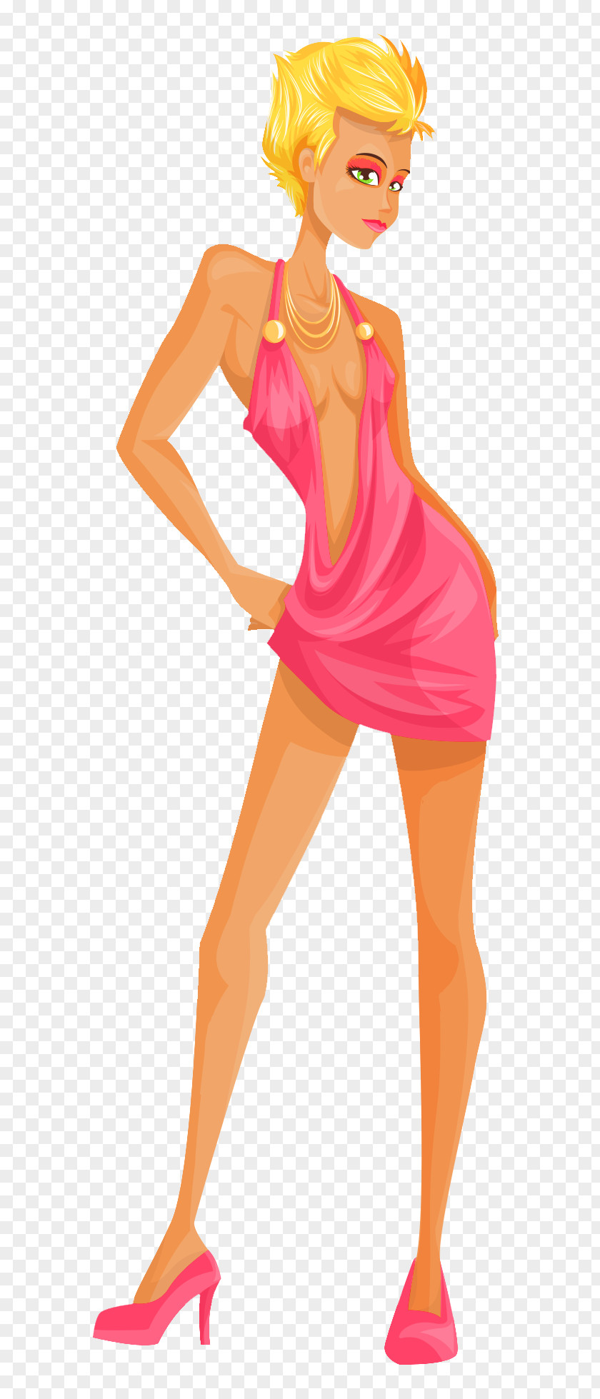Cartoon PNG , Sexy Girl clipart PNG
