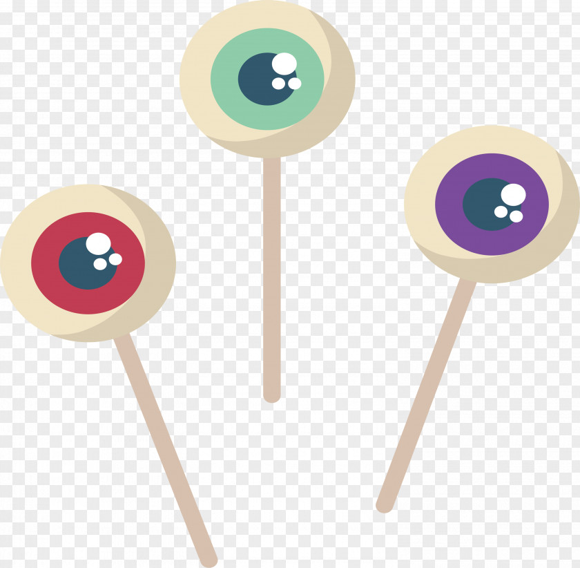 Halloween Eye Lollipop PNG