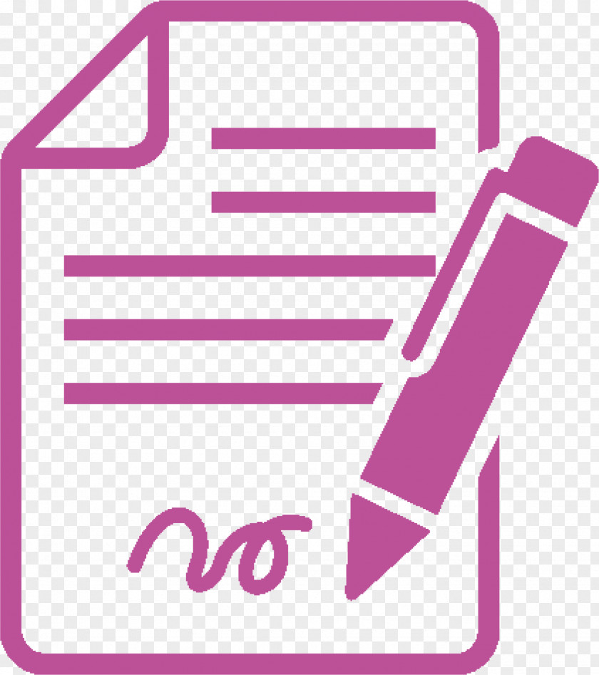 Magenta Pink Pen And Notebook PNG