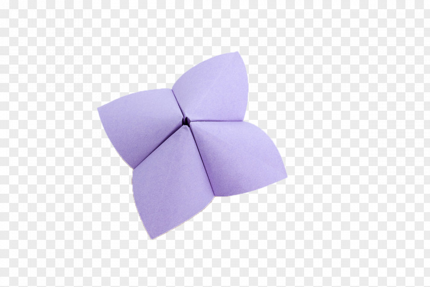 Origami Cube Purple Angle PNG