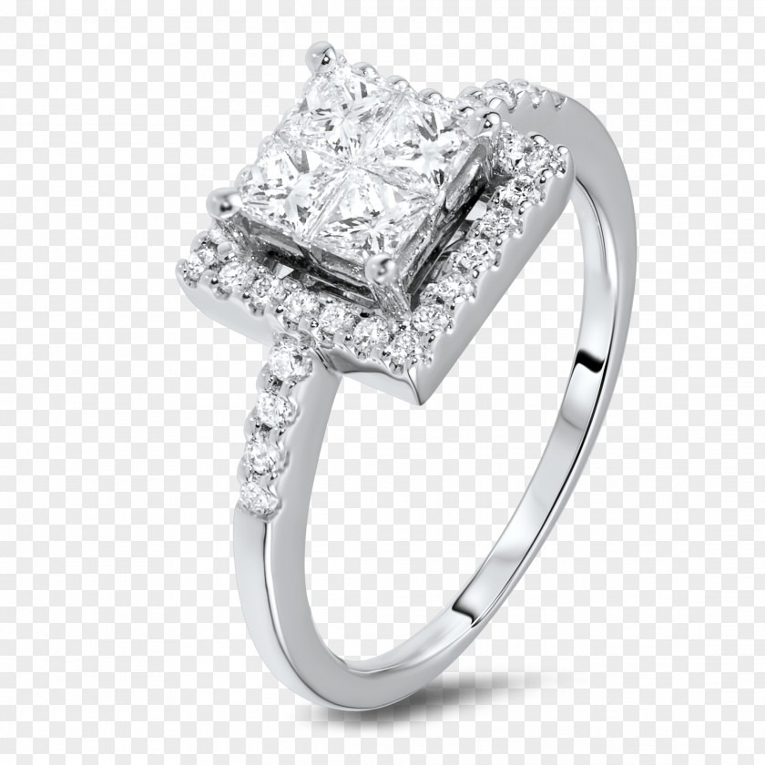 Princess Cut Diamond Rings Ring Brilliant PNG