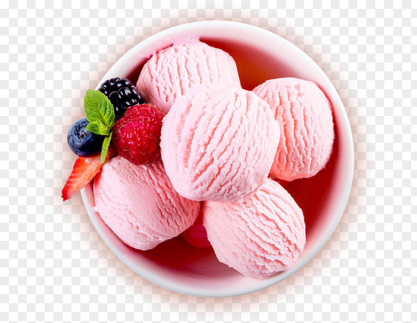 Strawberry Ice Cream Gelato Stock Photography Frozen Yogurt PNG