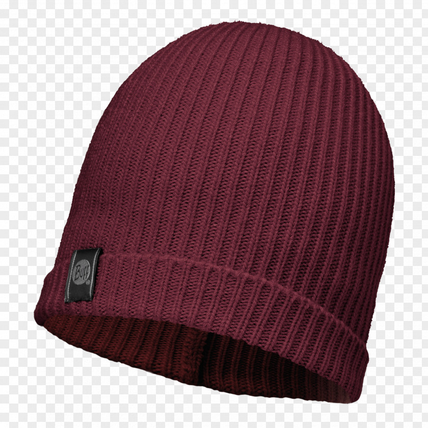 Beanie Knit Cap Headgear Maroon PNG