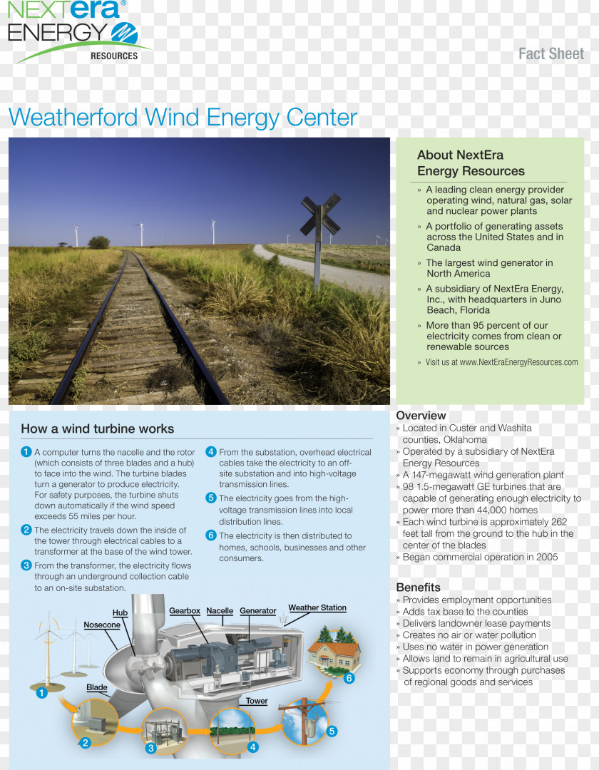 Energy NextEra Resources Wind Power Turbine PNG