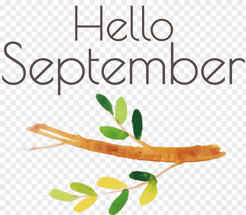 Hello September September PNG