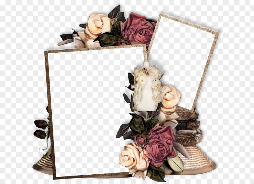 Picture Frames Flower Clip Art PNG