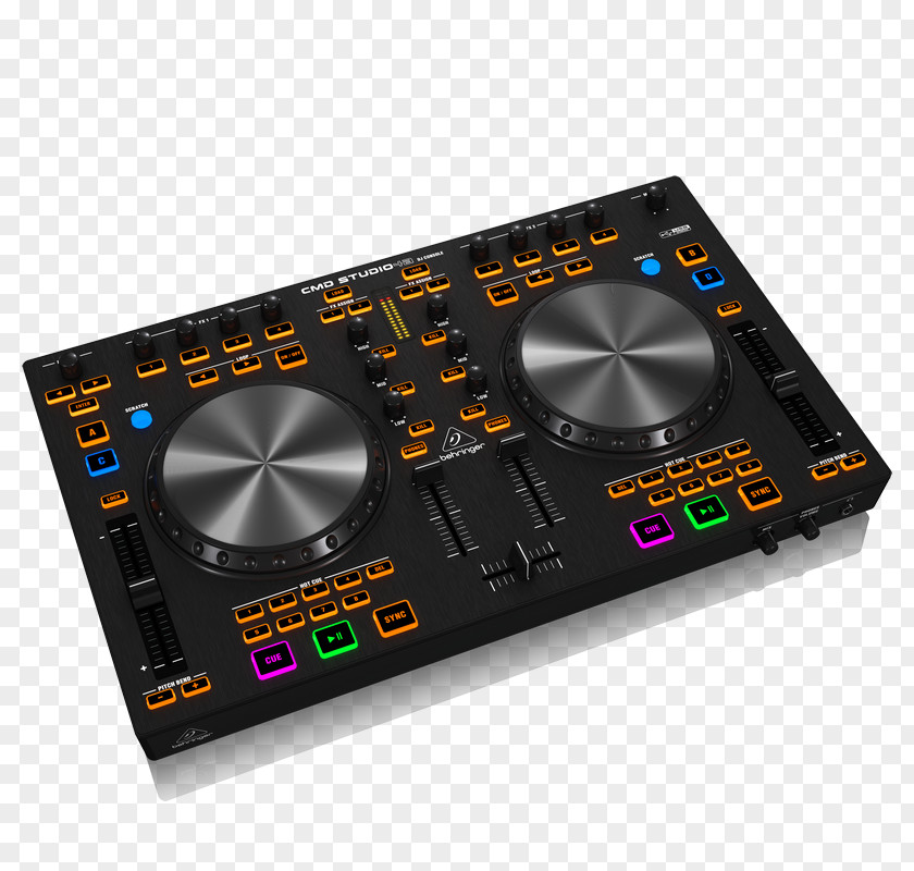 Behringer CMD Studio 4A DJ Controller Disc Jockey MIDI Controllers PNG
