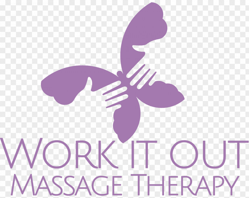 Massage Therapy Logo Brand Line Font PNG