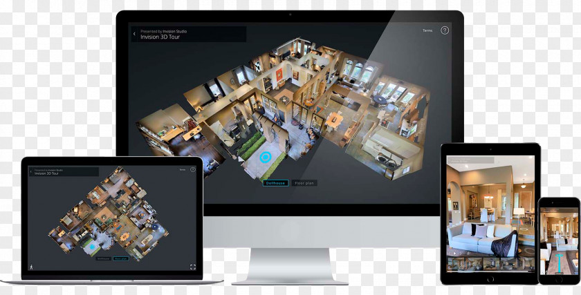 Multi Devices Virtual Tour Real Estate House Matterport Technology PNG