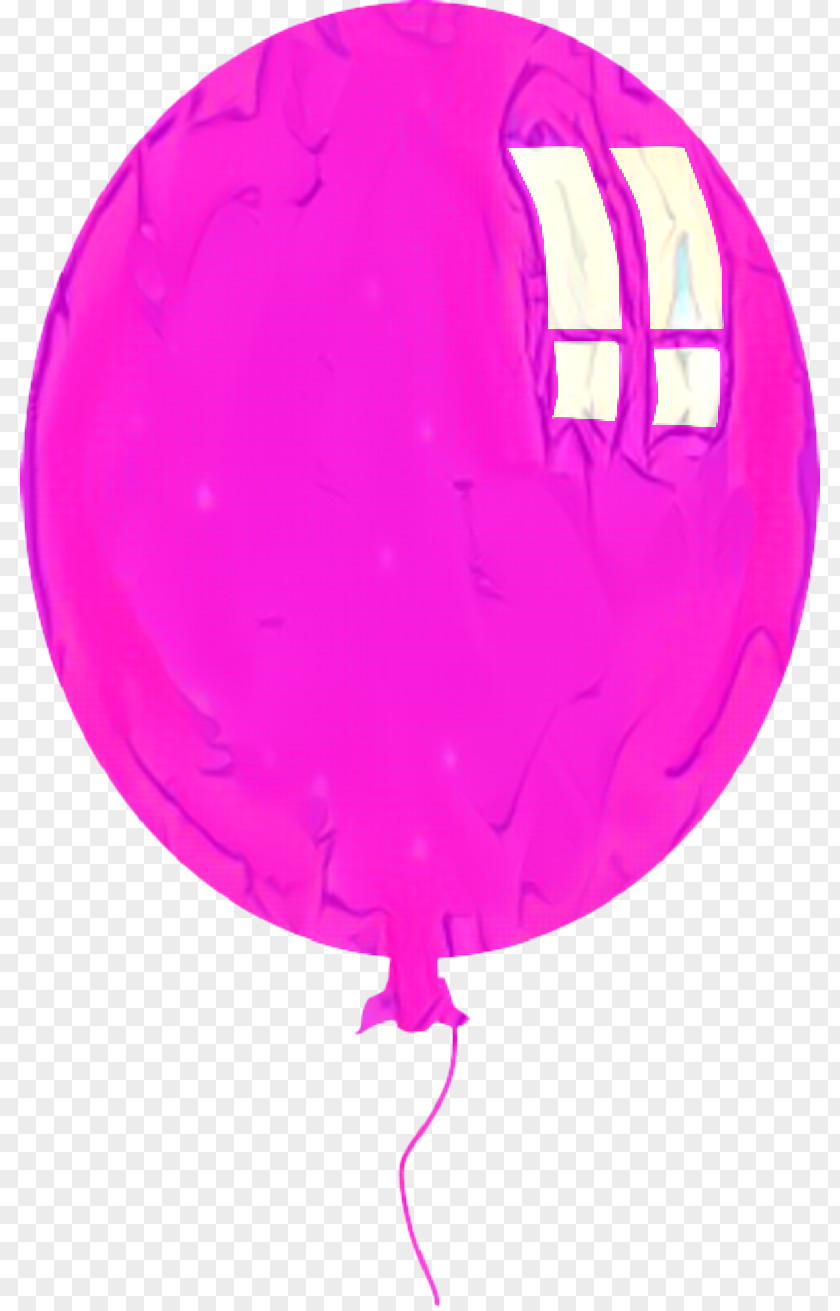 Party Supply Violet Pink Balloon PNG