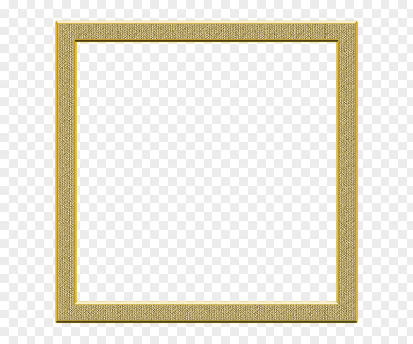 Picture Frame Rectangle Background Yellow PNG