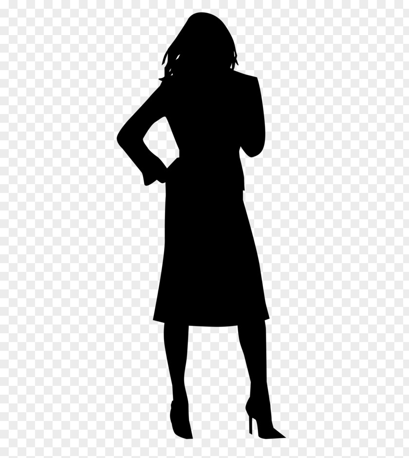 Silhouette Woman Clip Art PNG