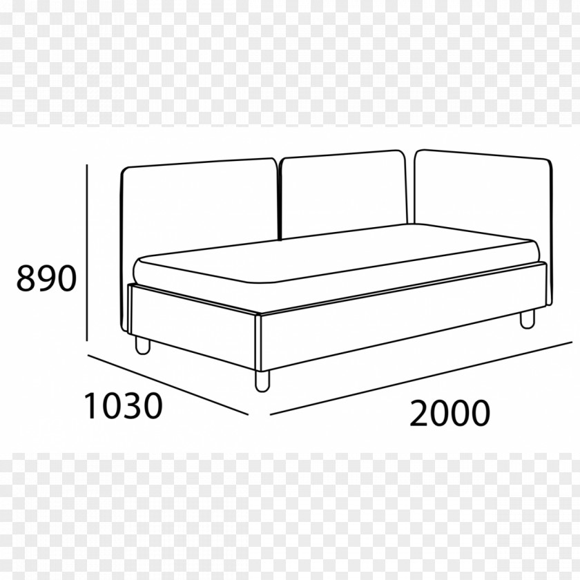 Table Daybed Furniture Mattress Bed Frame PNG