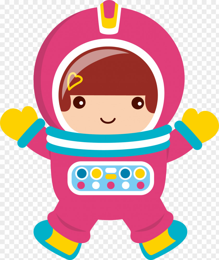 Astronaut Kids Spacecraft Outer Space Clip Art PNG