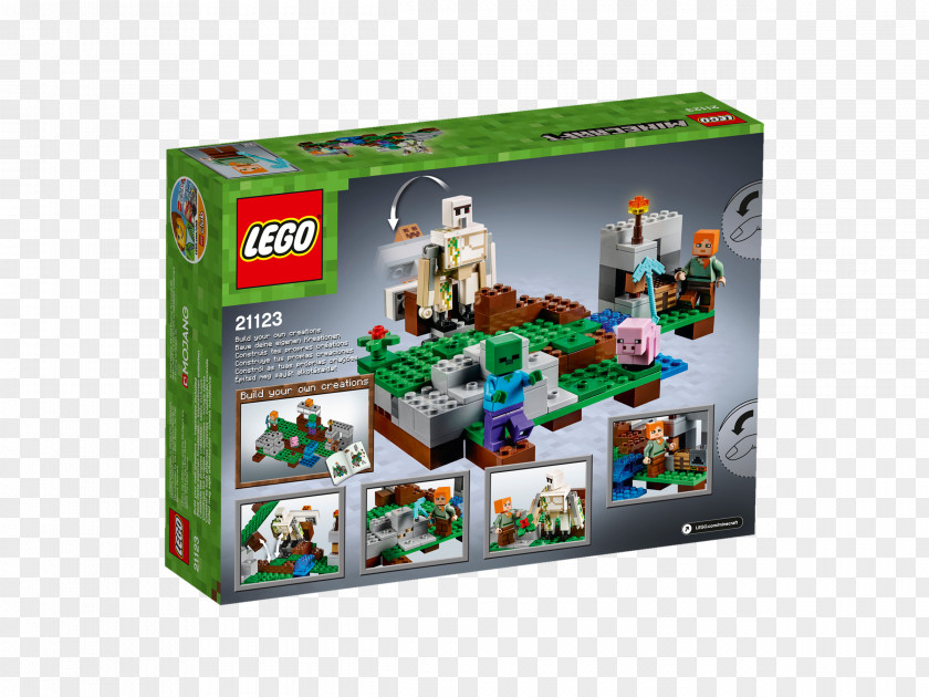 Minecraft LEGO 21123 The Iron Golem Amazon.com Lego PNG