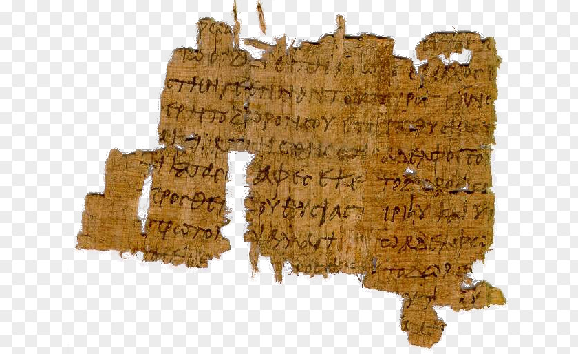 Papiro Papyrus 66 Rylands Library P52 Greek New Testament PNG