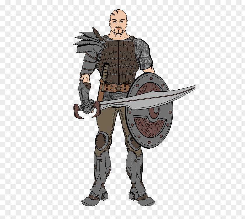 Sword Knight Cartoon Character PNG