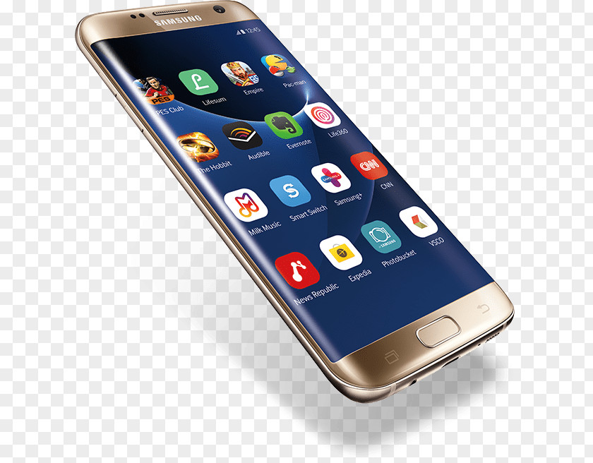 Galaxy Samsung GALAXY S7 Edge Telephone Smartphone Computer PNG