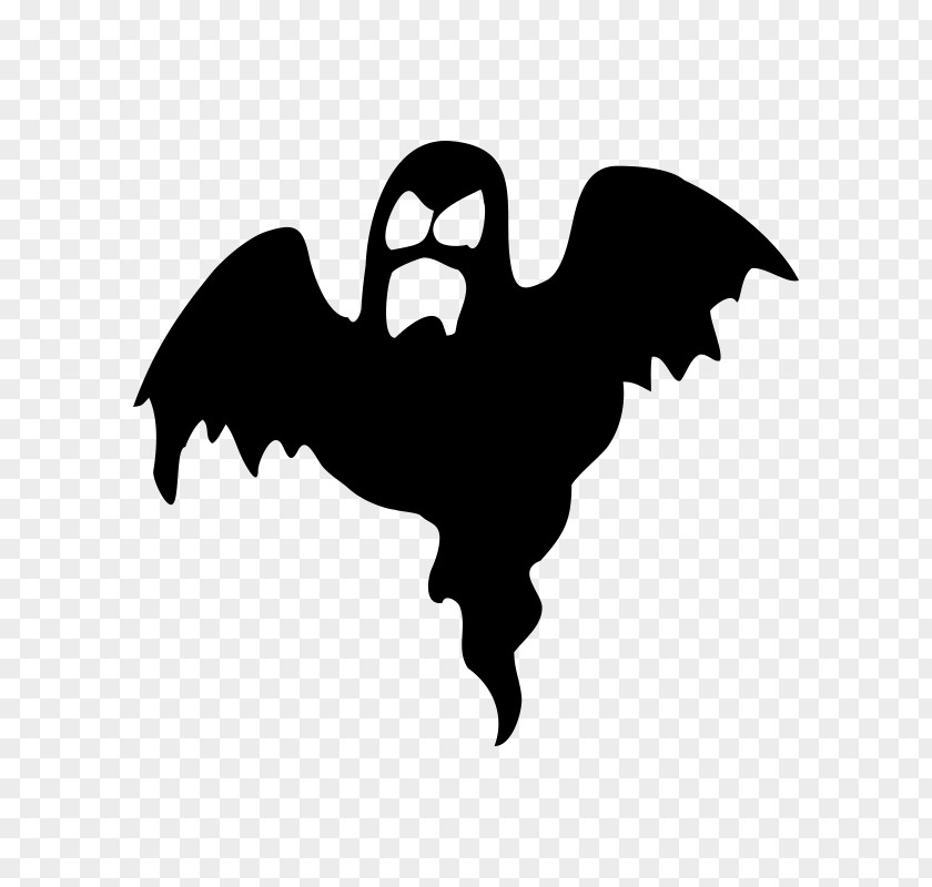 Ghost Silhouette Halloween PNG