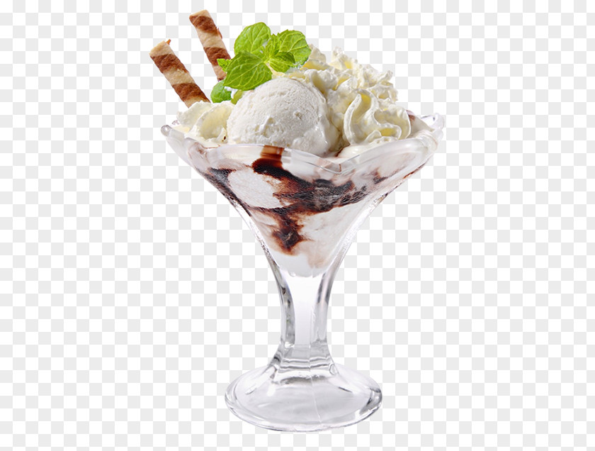 Ice Cream Dame Blanche Sundae Cones Chocolate PNG