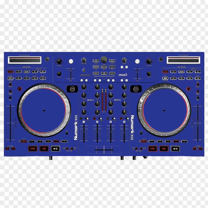 Numark NS6 Disc Jockey Skin Industries PNG