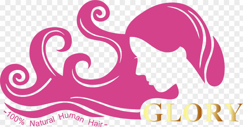 Pink China Artificial Hair Integrations Wig Logo Brazil PNG