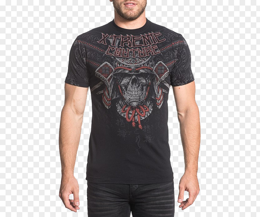 T-shirt Affliction Clothing Sleeve PNG